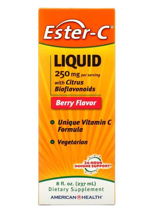 American Health, Ester-C в жидкой форме с биофлавоноидами цитр...