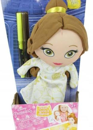 Мягкая кукла Принцесса Бель Disney Princess Color Go для раскраши