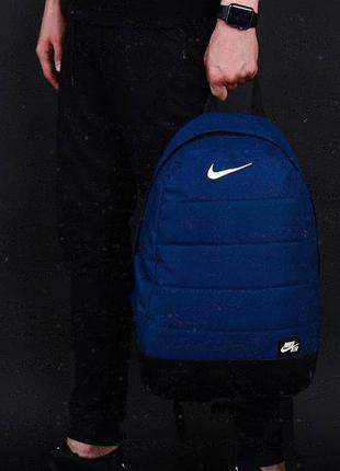 Синий, стильный рюкзак найк