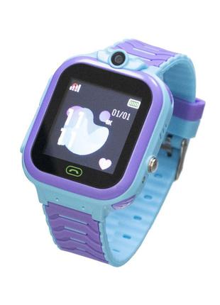 Детские Смарт Часы T16 Цвет Фиолетово-Синий
