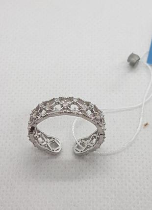 Кольцо серебряное с с кубическим цирконием