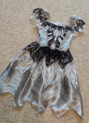 Платье на хеллоуин  5-6 лет