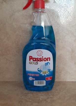 Средство для мытья стекол Passion Gold (синий) 1000мл