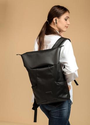 Женский рюкзак ролл sambag rolltop x - черный