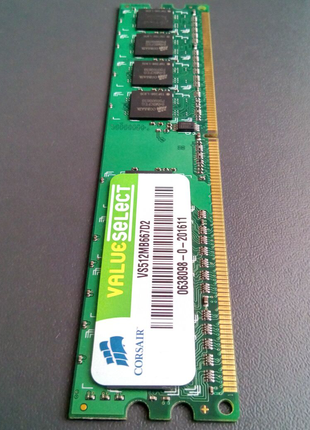 Оперативная память Corsair Value Select 512Mb 667MHz DDR2 5300