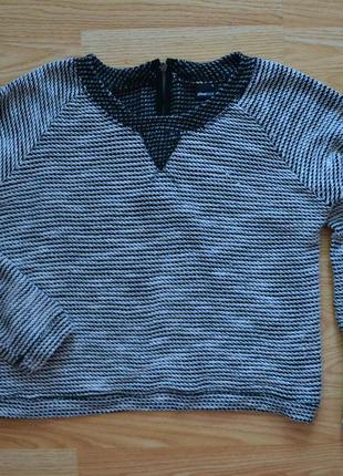 Стильний кроп светр світшот gina tricot
