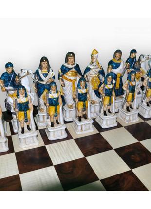 Шахматные фигуры "Римляне и египтяне" экстра размер Nigri Scac...
