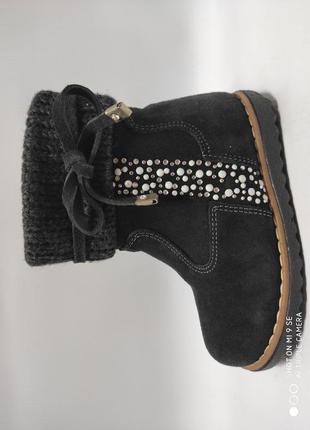 Розпродаж !!!шкіряні зимові чоботи черевики для дівчинки tifla...
