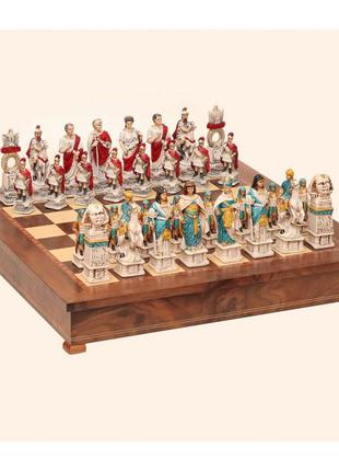 Шахматные фигуры "Римляне и египтяне" средние Nigri Scacchi SP88