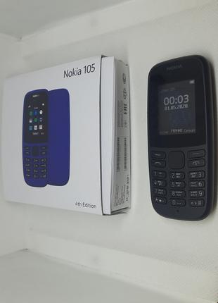 Nokia 105 TA-1203 Single Sim 2019 Black #2215ВР