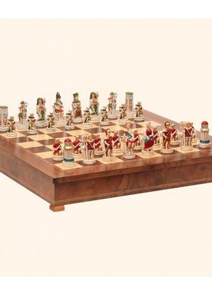 Шахматные фигуры "Клеопатра против римлян" малый размер Nigri ...