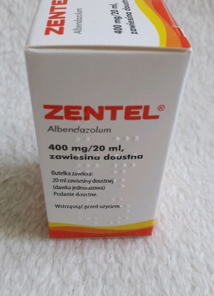 Зентел 400 мл суспензія 20 мл Zentel препарати с Европи