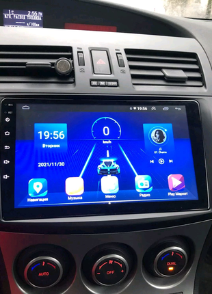 Магнитола Mazda 3, Android, Bluetooth, USB, GPS, с гарантией!