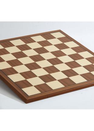 Доска для шахмат из дерева 47х47 см коричневая Nigri Scacchi SL03