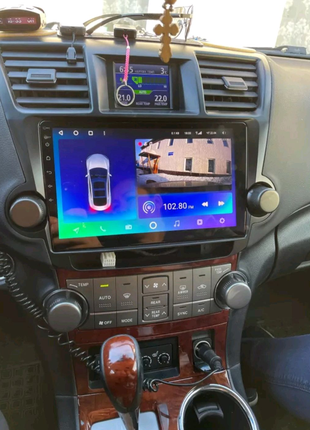 Магнитола Toyota Highlander, Bluetooth, USB, GPS, с гарантией!