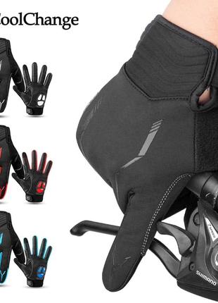 Зимние термо велоперчатки CoolChange, велосипедные перчатки