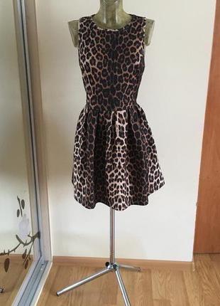 Красивое леопардовое платье topshop