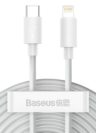 Кабель Baseus Simple Wisdom Data Cable Kit Type-C to Lightning...