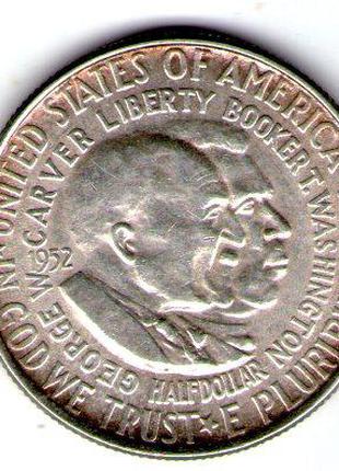 США 1/2 доллара 1952 серебро юбилейная №163