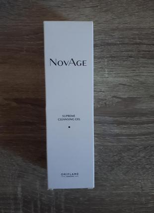 Очищувальний гель-тонік для вмивання NovAge