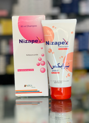 Nizapex шампунь от перхоти Низапекс, кетоконазол, 80 мл Египет