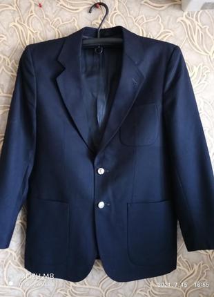 (650) мужской шерстяной классический пиджак male / размер s 38