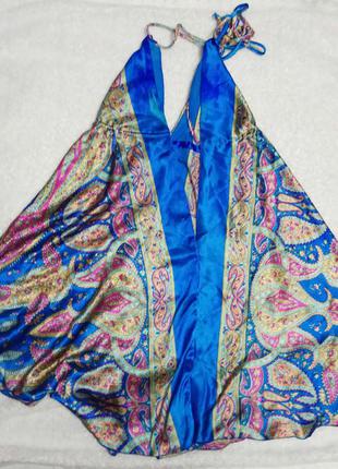 Короткое платье, туника, блузка, блуза, майка batik india