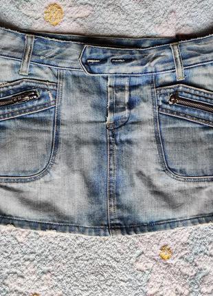 Стильная джинсовая юбка, юбочка