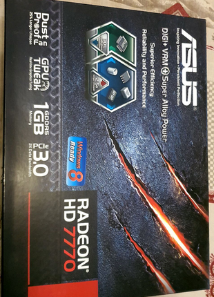 Коробка від відеокарти Asus Radeon 7770