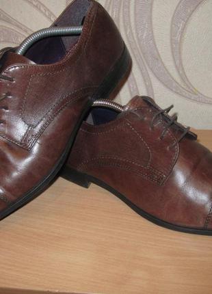 Продам кожаные туфли фирмы real leather 44 размера