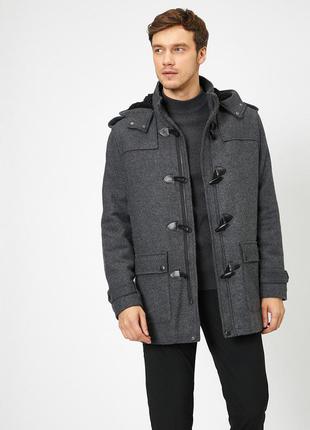 Серое мужское пальто spiewak thinsulate insulation