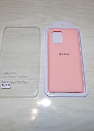 Чехол silicone cover samsung galaxy s10 lite