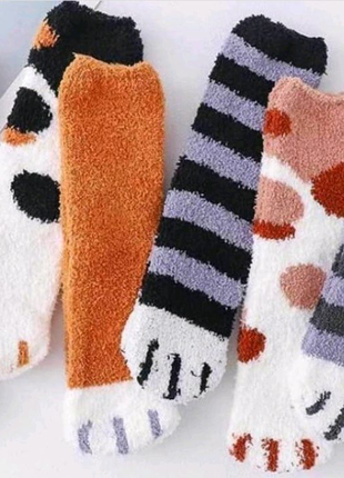 Махрові шкарпетки "Кошичі лапки"