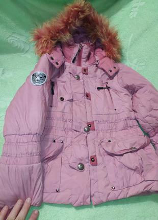 Куртка зимова, дівчинка, 128