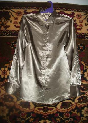 Рубашка атласная