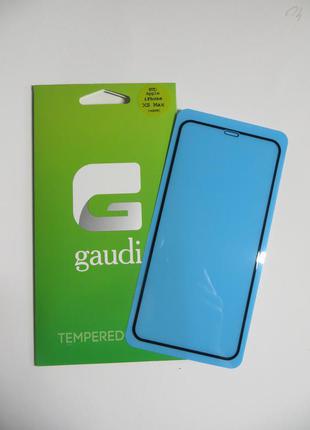 Apple iPhone XS Max, защитное стекло Gaudi Tempered Glass