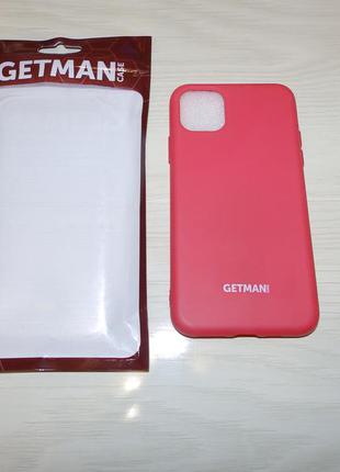 Чехол silicone case getman for magnet для iphone 11 pro max (6...