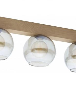 Стельовий світильник TK Lighting 4256 ARTWOOD GLASS