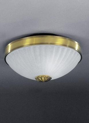 Потолочный светильник RECCAGNI ANGELO PL 2305/2 бронза/белый