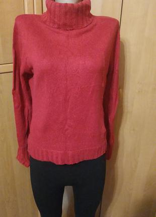 Мягкнький свитер с ангопой и кашемиром р. 10 marks&spencer
