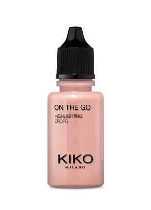 Kiko MilanoOn The Go Highlighting Drops Жидкий хайлайтер для л...