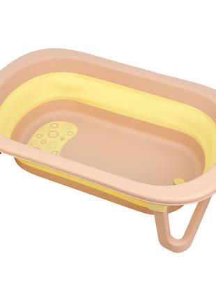 Детская ванночка Bestbaby BS-10 Pink + Yellow для купания ново...