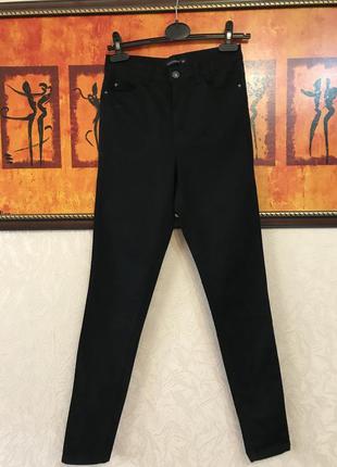 Новые чёрные брюки штаны высокая посадка