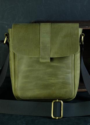Кожаная мужская сумка Уильям, натуральная Винтажная кожа, цвет...