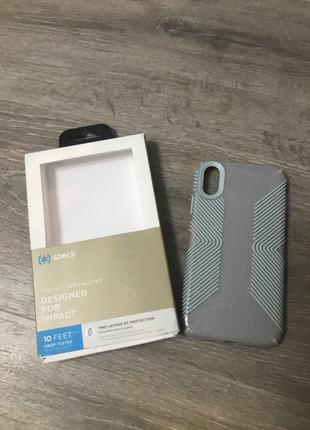 Чохол прозорий протиударний Speck Presidio Grip для Iphone XR ...
