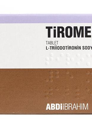 Tiromel 25 mcg 12/2023, Тиромель, Турция - 450 ₴, купить на ИЗИ (36347581)