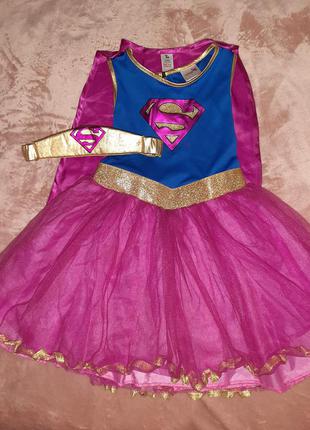 Платье супер героиня 5-6 лет