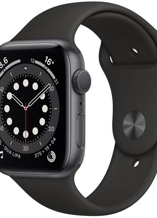 Б/У Смарт-часы Apple Watch Series 6 44mm Space Gray Aluminum C...