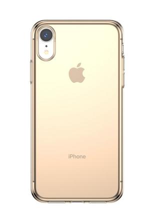 Чехол-накладка Baseus Simplicity Series Case for iPhone Xr, Gold