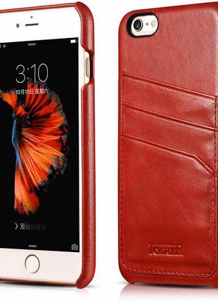 Чехол-накладка Icarer Baroque Leather for iPhone 6/6S, Red